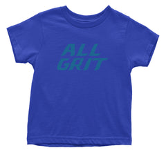 All Grit Detroit Football Infant One-Piece Romper Bodysuit Or Toddler T-shirt Royal Blue