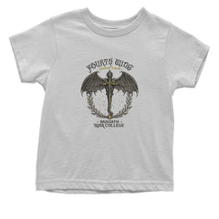 Fourth Wing Dragon Rider Vintage Basgiath War College Infant One-Piece Romper Bodysuit Or Toddler T-shirt White