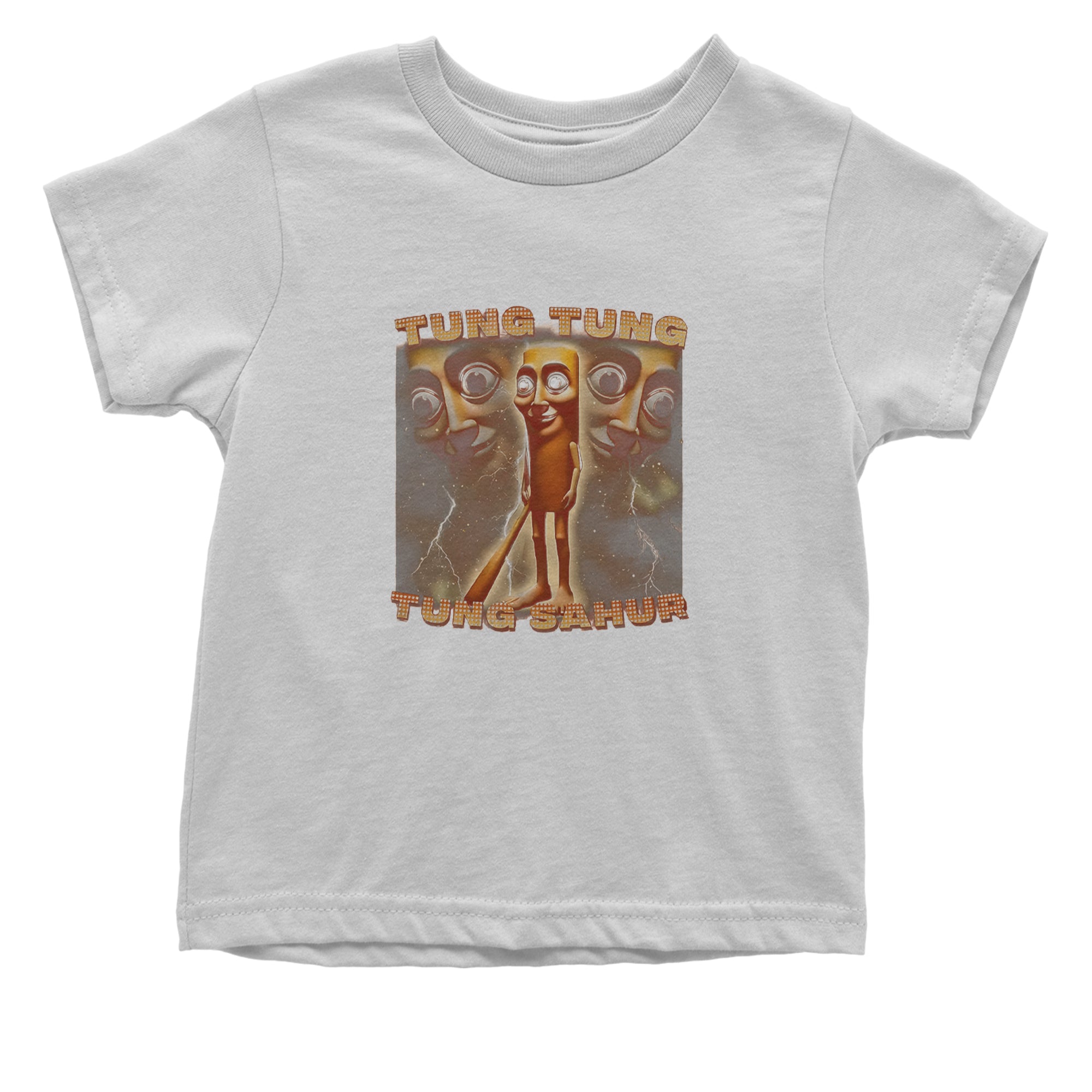 Tung Tung Tung Sahur Enforcer Infant One-Piece Romper Bodysuit Or Toddler T-shirt White