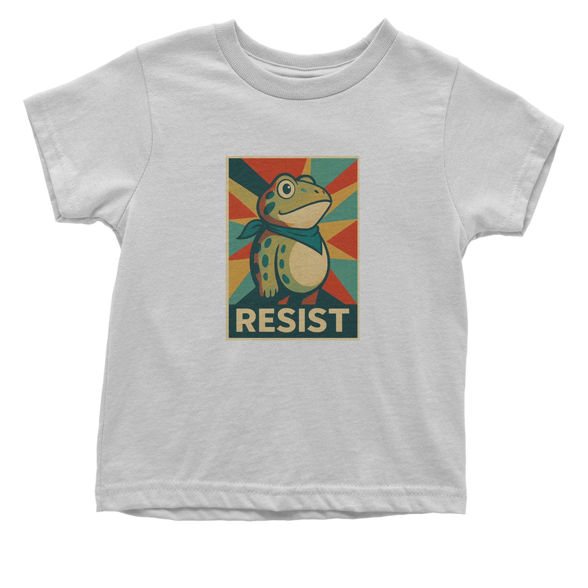 Resist Portland Protest Frog Infant One-Piece Romper Bodysuit Or Toddler T-shirt White