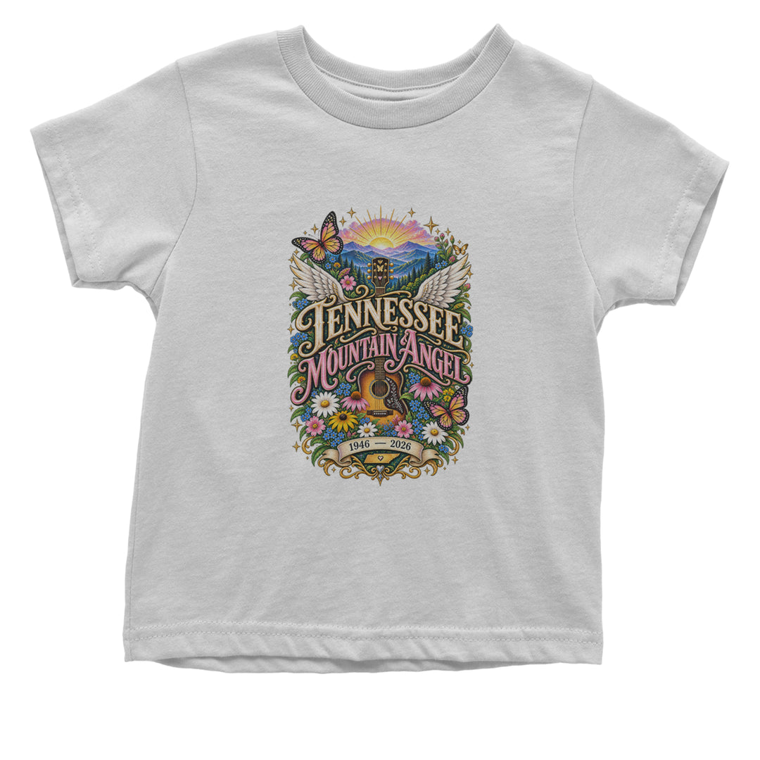 Tennessee Mountain Angel Wings Dolly Infant One-Piece Romper Bodysuit Or Toddler T-shirt White