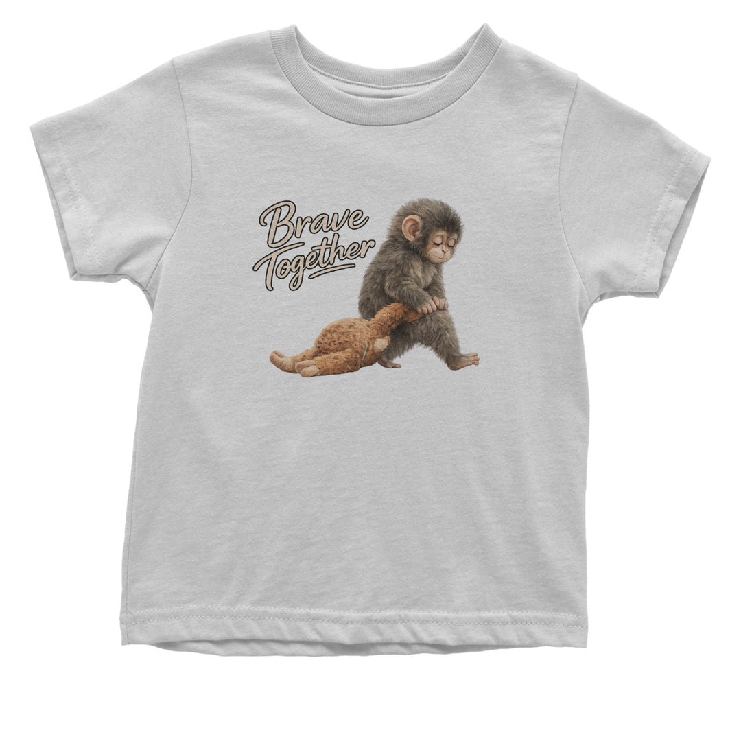 Punch Brave Together Stuffed Animal Infant One-Piece Romper Bodysuit Or Toddler T-shirt White