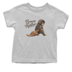 Punch Brave Together Stuffed Animal Infant One-Piece Romper Bodysuit Or Toddler T-shirt White