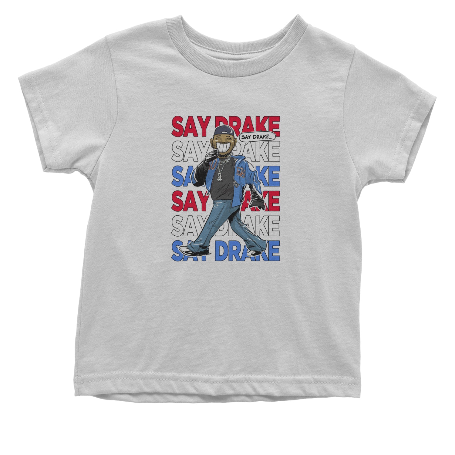 Say Drake Smiling Meme Mustard Infant One-Piece Romper Bodysuit Or Toddler T-shirt White