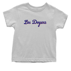 Los Doyers LA Baseball Infant One-Piece Romper Bodysuit Or Toddler T-shirt White