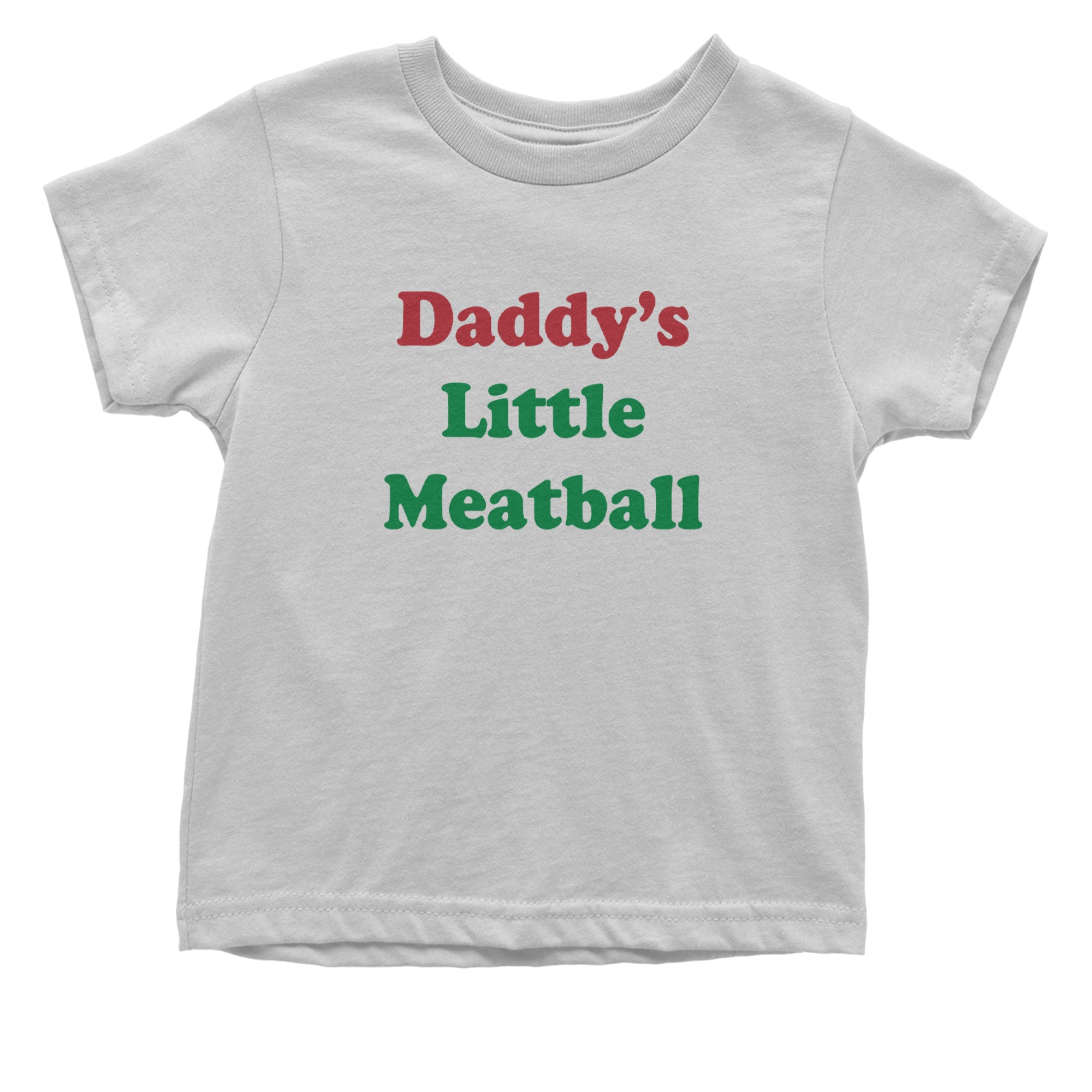 Daddy's Little Meatball Love Island Infant One-Piece Romper Bodysuit Or Toddler T-shirt White