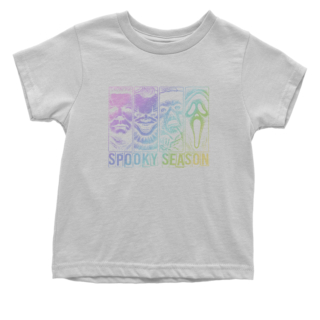 Spooky Season Horror Icons Halloween Infant One-Piece Romper Bodysuit Or Toddler T-shirt White