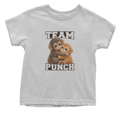 Team Punch Panchi-kun Monkey Infant One-Piece Romper Bodysuit Or Toddler T-shirt White
