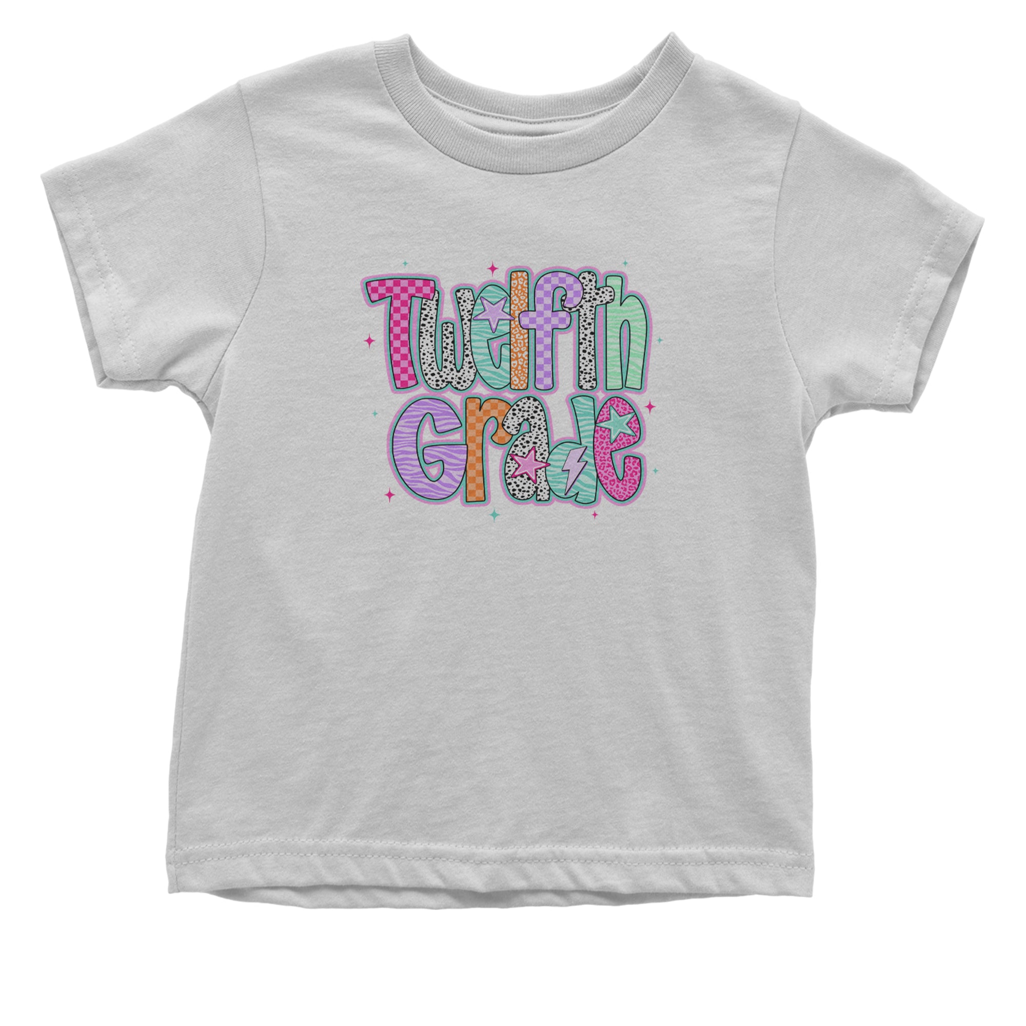 Senior Year Colorful Back to School Infant One-Piece Romper Bodysuit Or Toddler T-shirt White