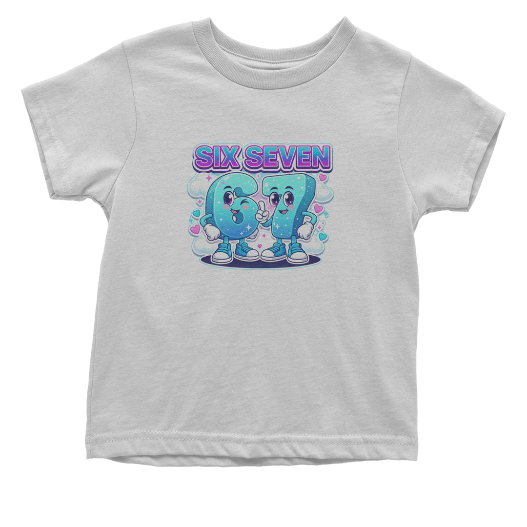 67 Six Seven Meme Kawaii Cloud Infant One-Piece Romper Bodysuit Or Toddler T-shirt White