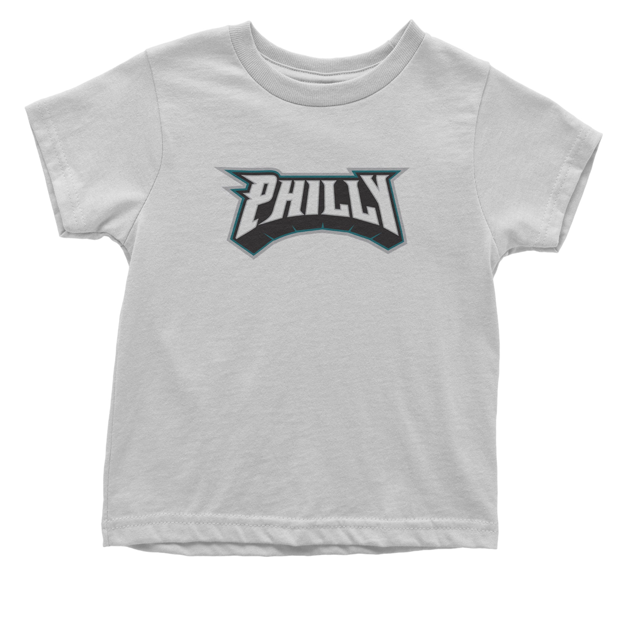Philly Bold Block Throwback Infant One-Piece Romper Bodysuit Or Toddler T-shirt White
