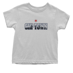 Chicago Chi-Town City Pride Infant One-Piece Romper Bodysuit Or Toddler T-shirt White