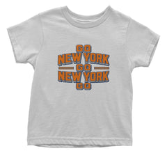 Go New York Go Basketball Infant One-Piece Romper Bodysuit Or Toddler T-shirt White