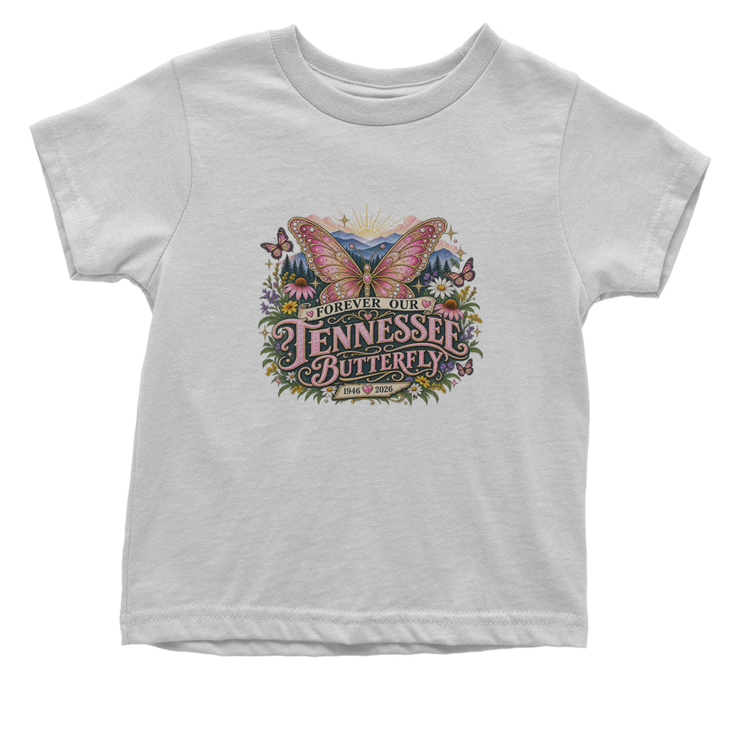 Forever Our Tennessee Butterfly Dolly Infant One-Piece Romper Bodysuit Or Toddler T-shirt White