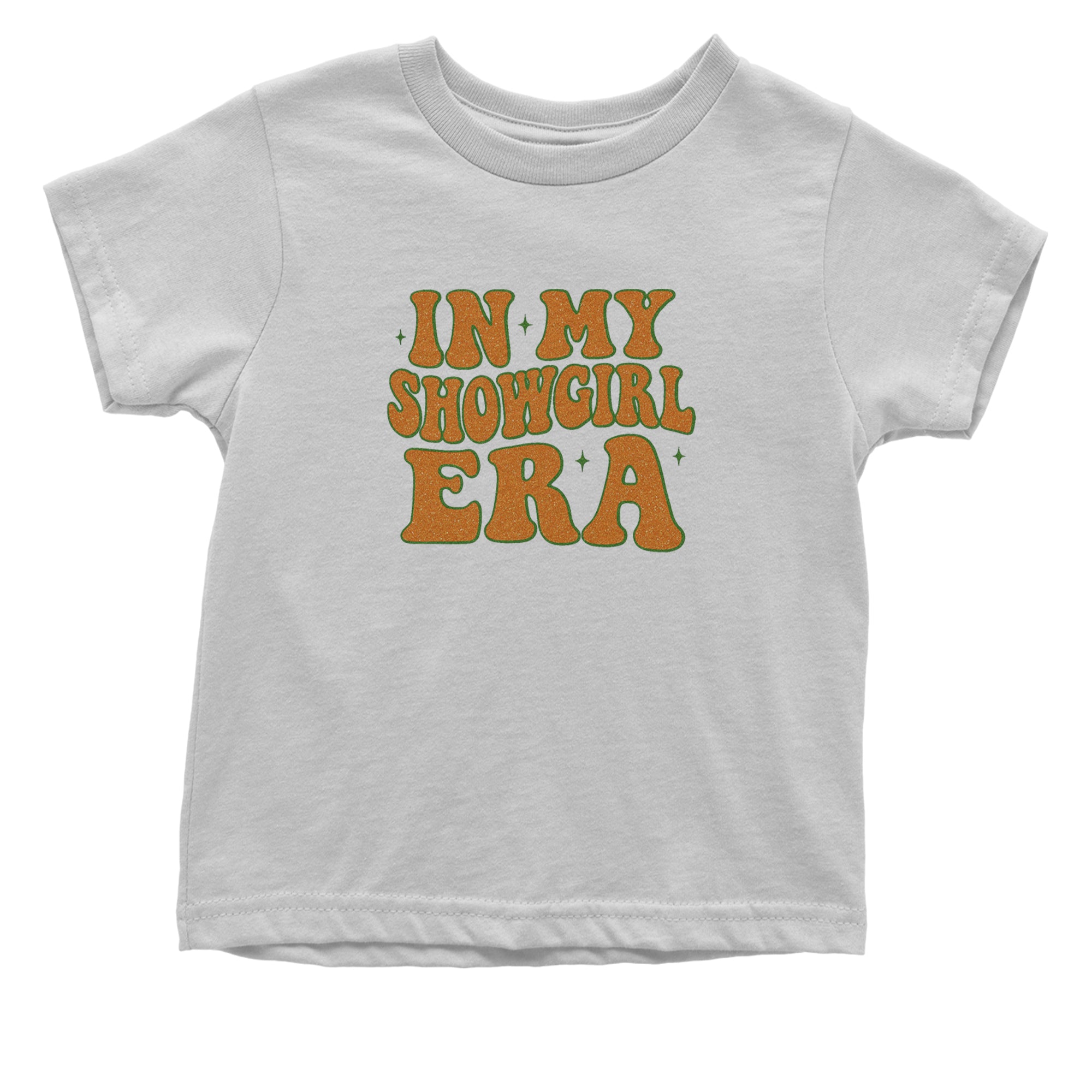 In My Showgirl Era Retro Infant One-Piece Romper Bodysuit Or Toddler T-shirt White