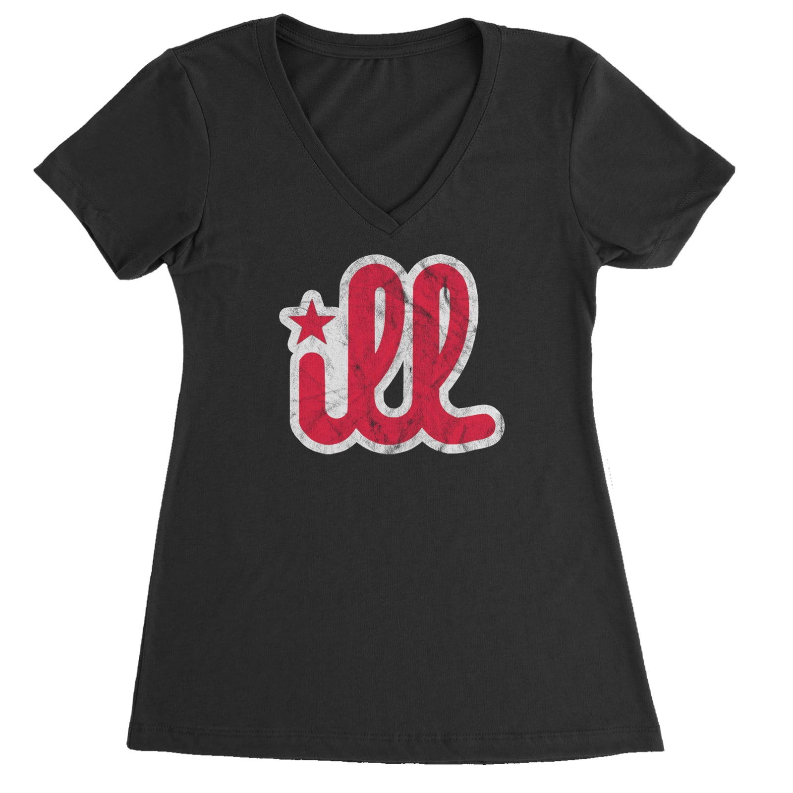ILL Vintage It's A Philly Thing Ladies V-Neck T-shirt Surf