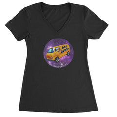 Bad Hombres Space West Chester Band Ladies V-Neck T-shirt Black