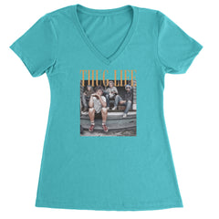 Golden Girls Thug Life Street Ladies V-Neck T-shirt Surf