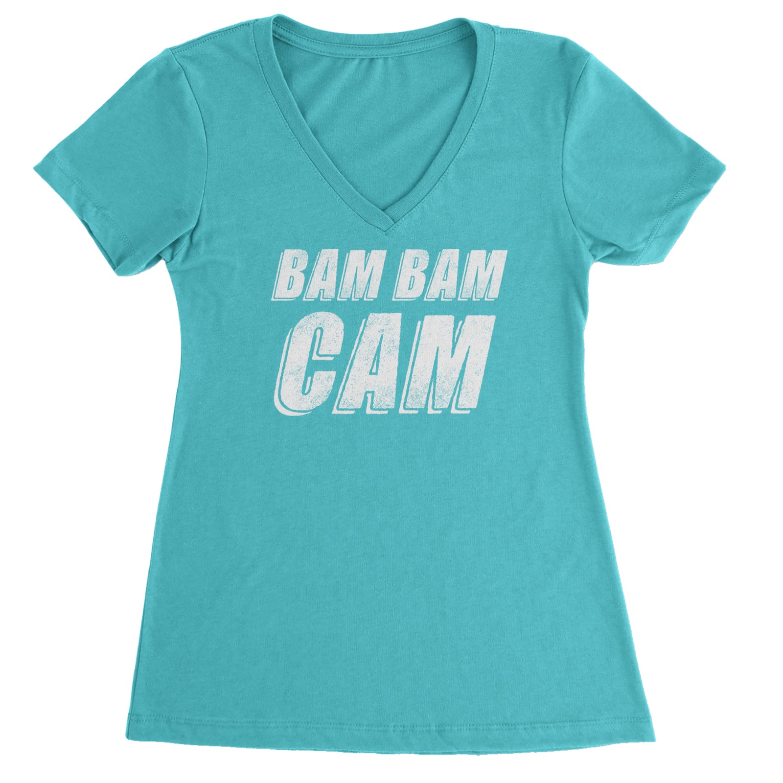 Bam Bam Cam Ladies V-Neck T-shirt Surf