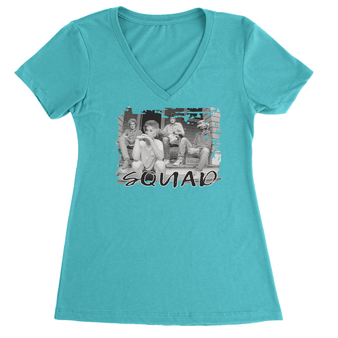 Squad Golden Girls Ladies V-Neck T-shirt Surf