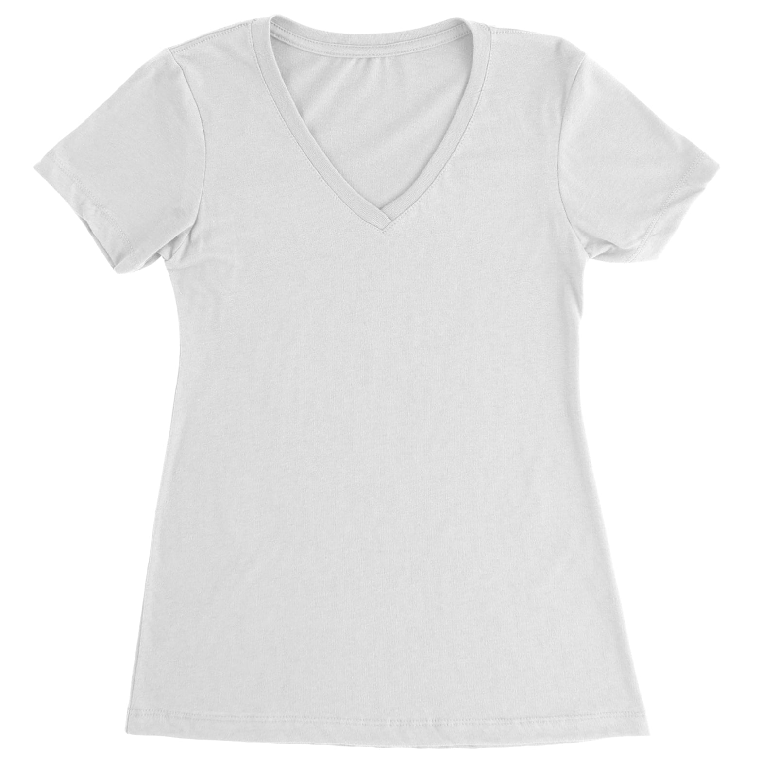 Basics - Pure & Simple Blank Apparel Ladies V-Neck T-shirt Black
