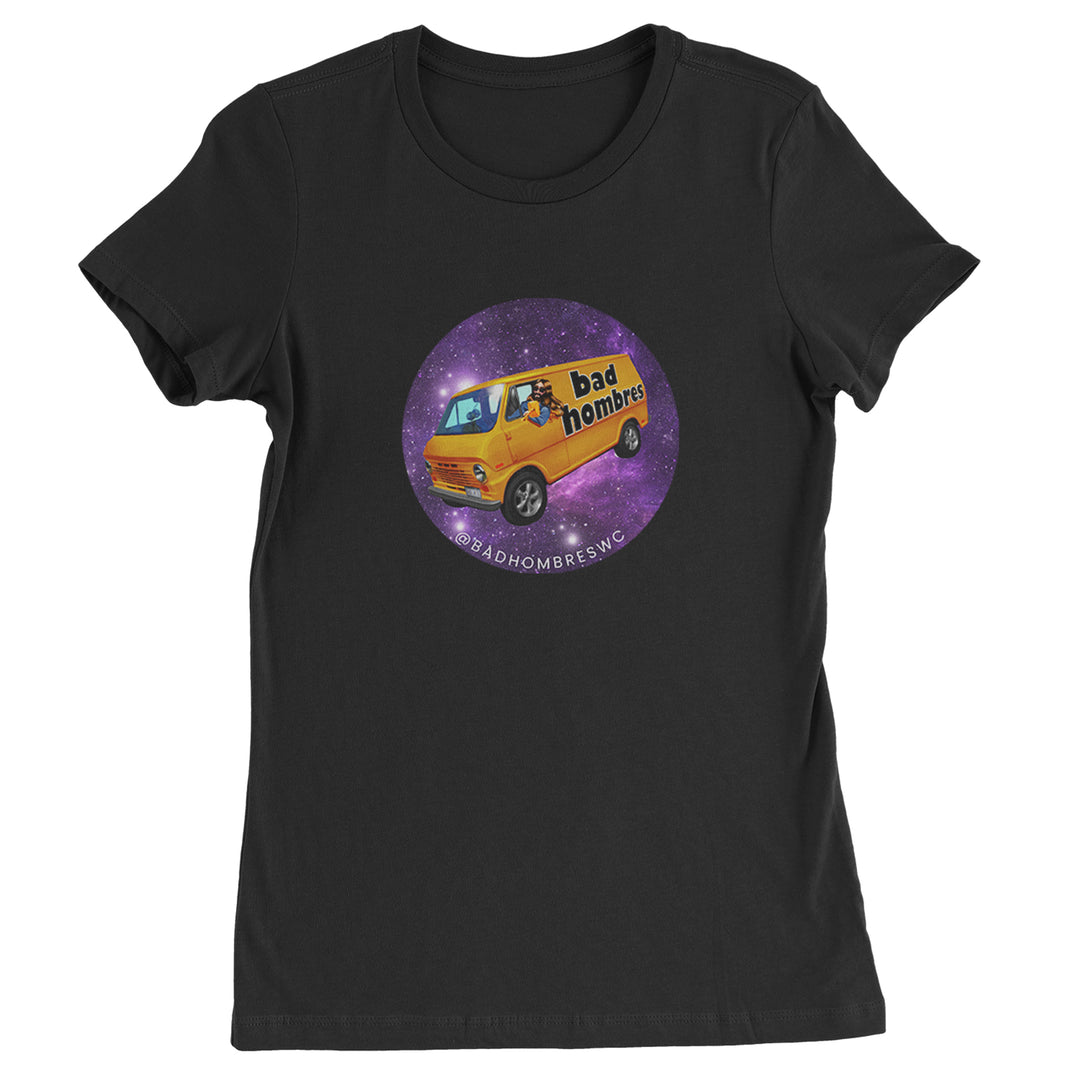 Bad Hombres Space West Chester Band Womens T-shirt Black