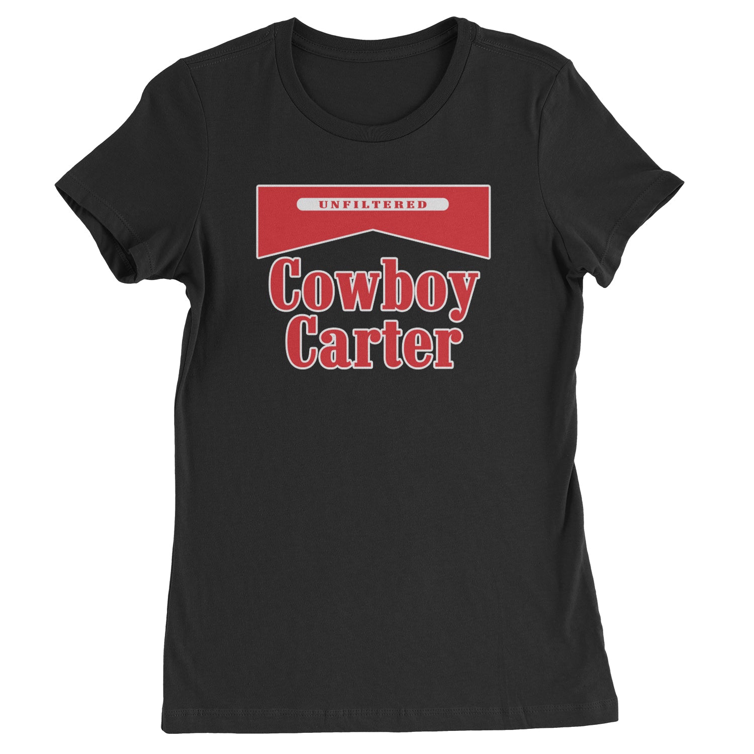 Cowboy Karter Country Act Two  Womens T-shirt Black