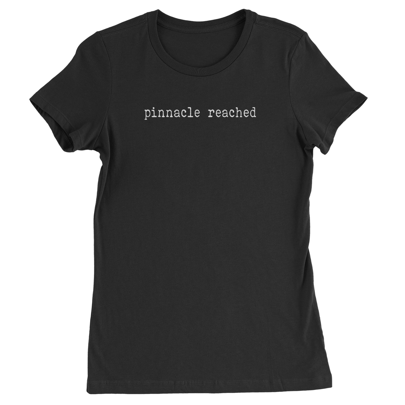 Pinnacle Reached Romance Womens T-shirt Black