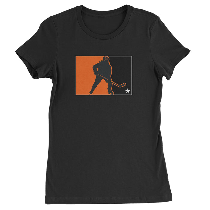 Hockey Enforcer Retro Vintage Womens T-shirt