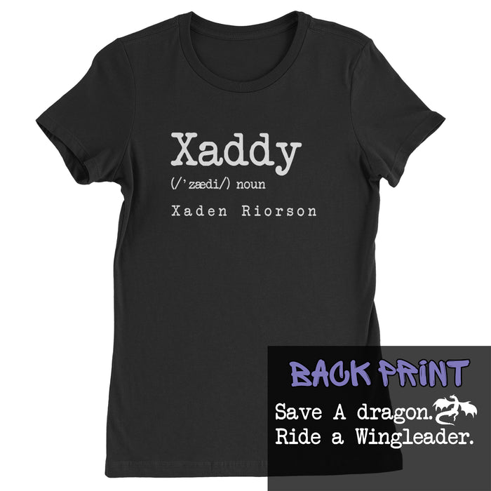 Xaddy Save A Dragon Ride A Wingleader Womens T-shirt