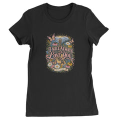 I Will Always Love You Dolly Womens T-shirt Black