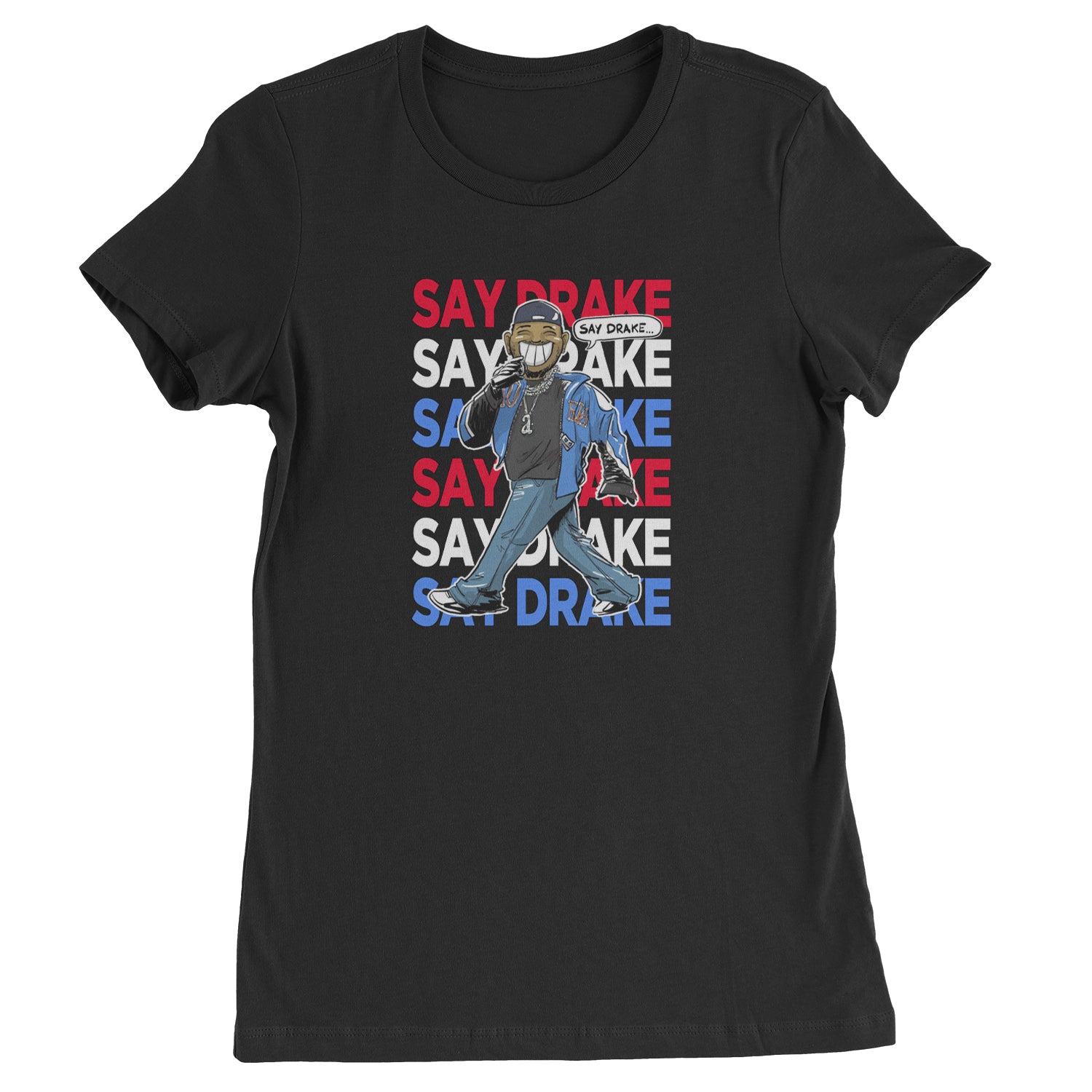 Say Drake Smiling Meme Mustard Womens T-shirt Ivory