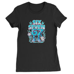 67 Brainrot Meme Slang Womens T-shirt Black