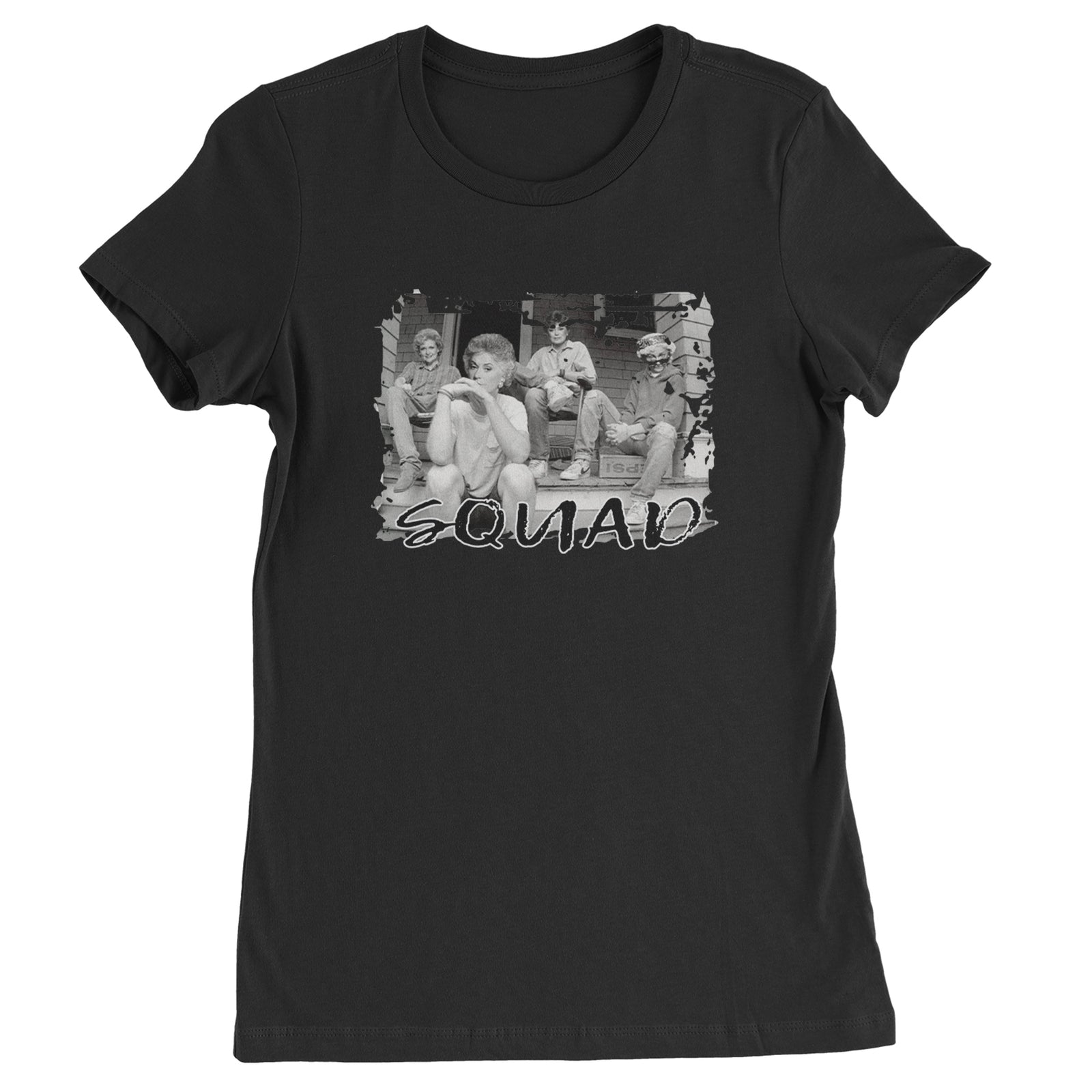 Squad Golden Girls Womens T-shirt Black