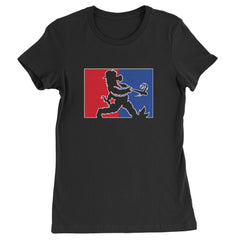 Batter Up Philly Baseball Phan Womens T-shirt Black