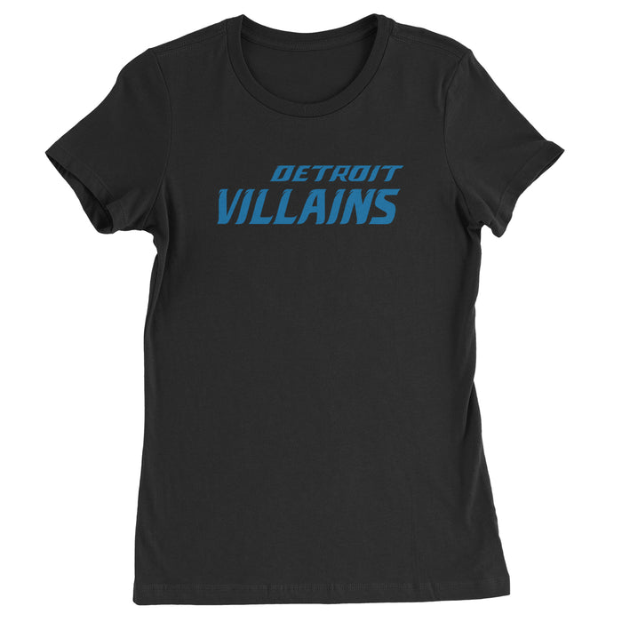 Detroit Villains Grit Football Womens T-shirt