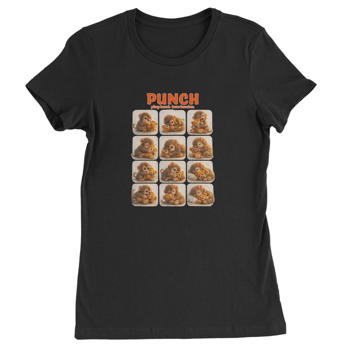 Punch Play Hard Love Harder Womens T-shirt