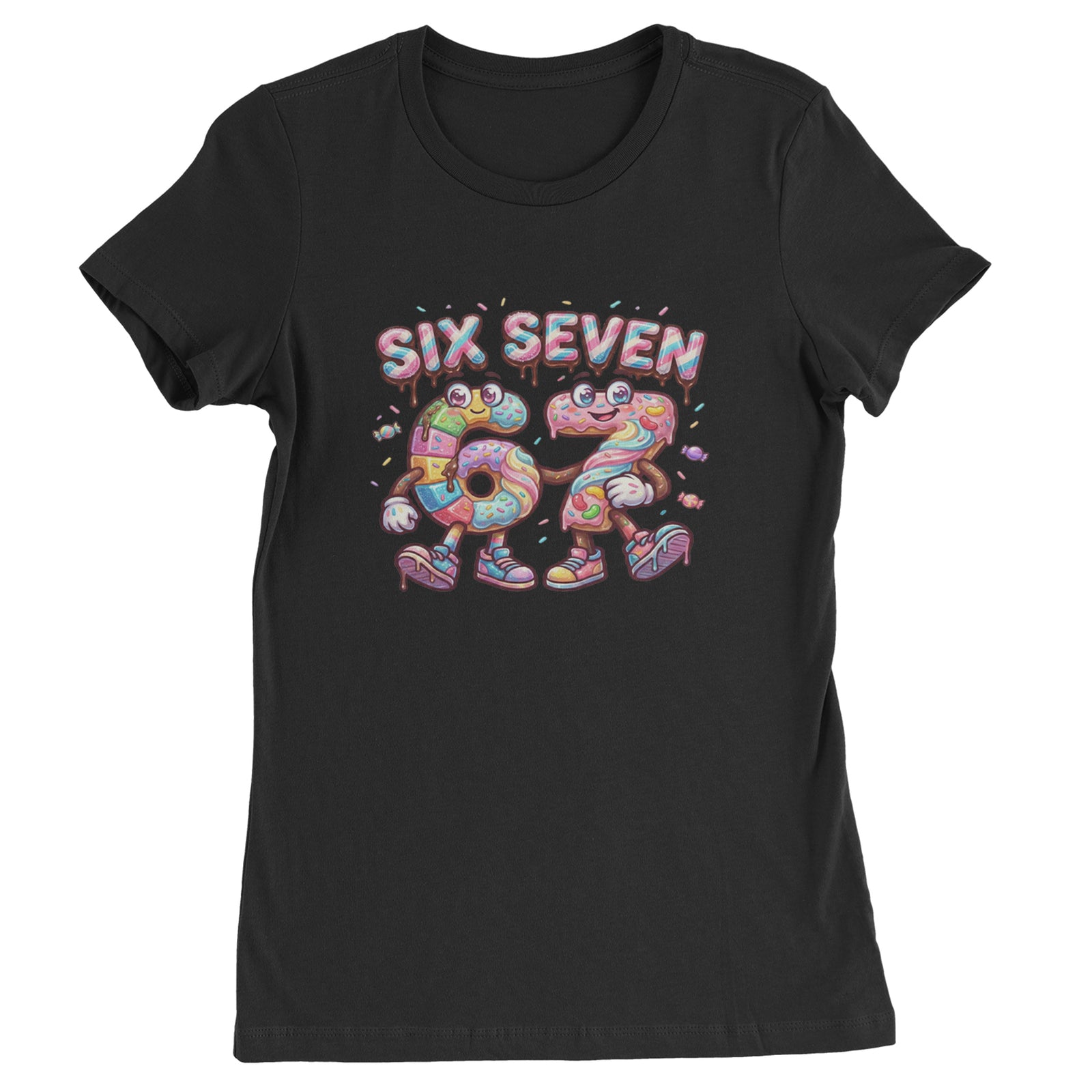67 Candy Swirl Meme Womens T-shirt Black