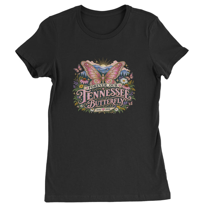 Forever Our Tennessee Butterfly Dolly Womens T-shirt