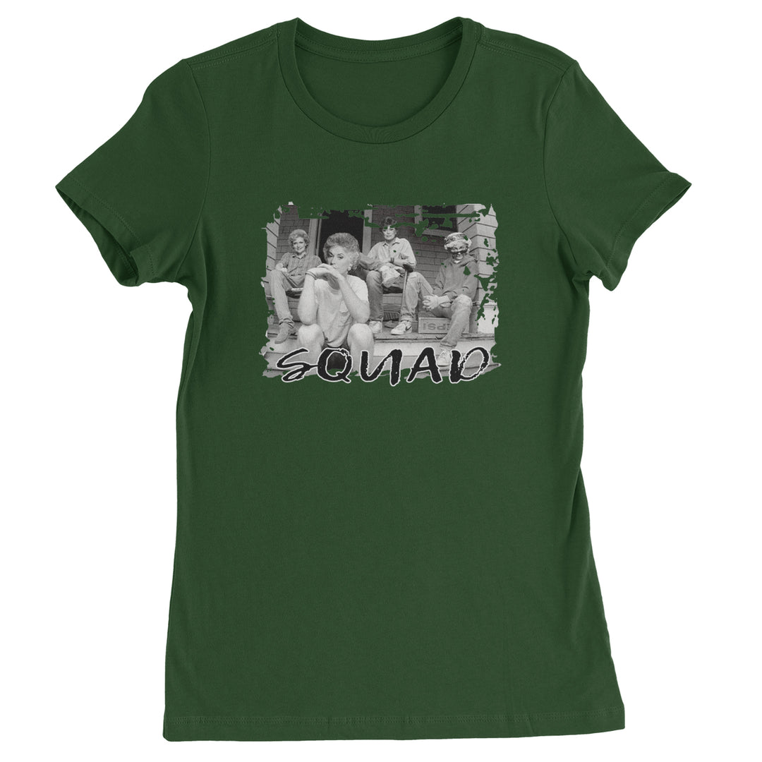Squad Golden Girls Womens T-shirt Forest Green