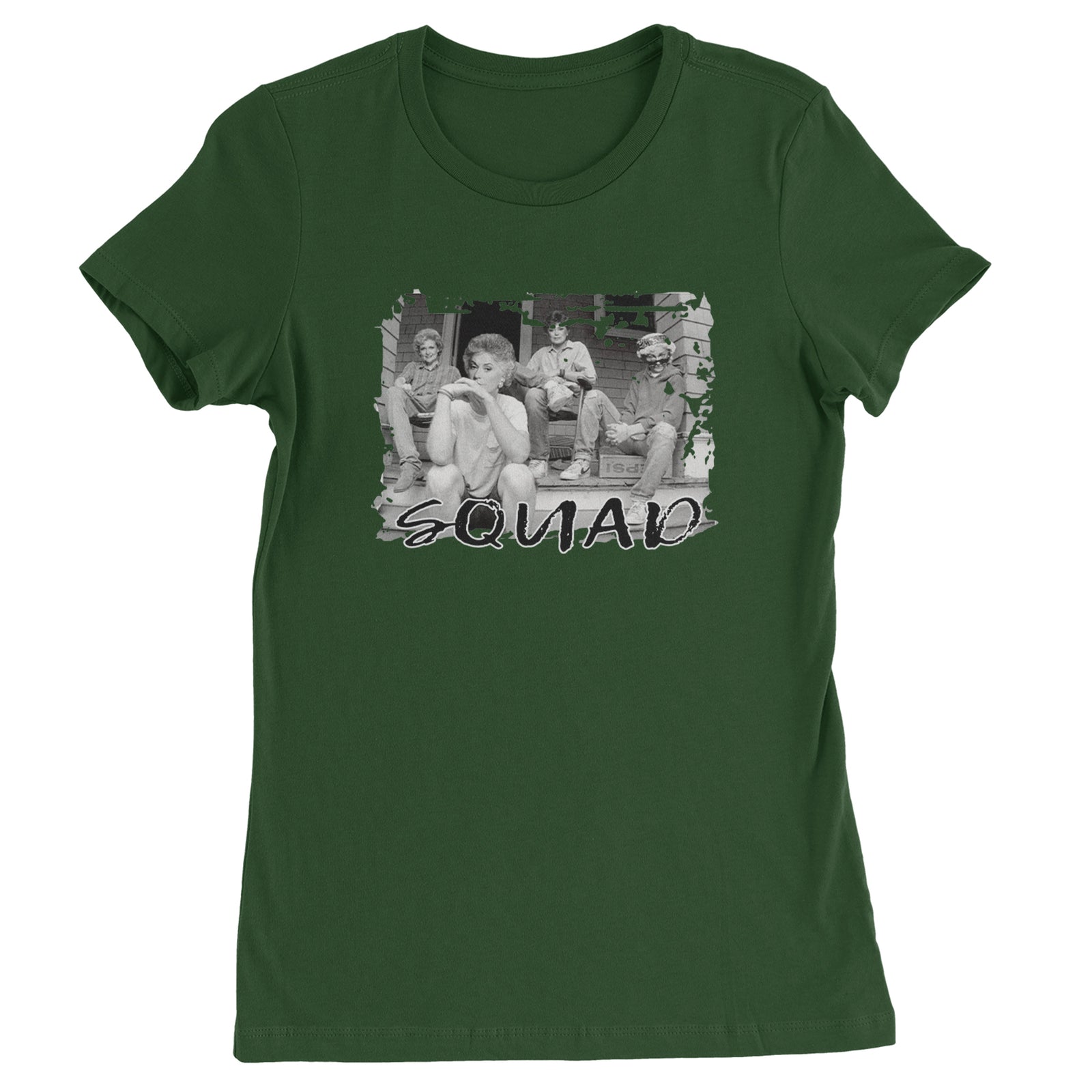 Squad Golden Girls Womens T-shirt Black