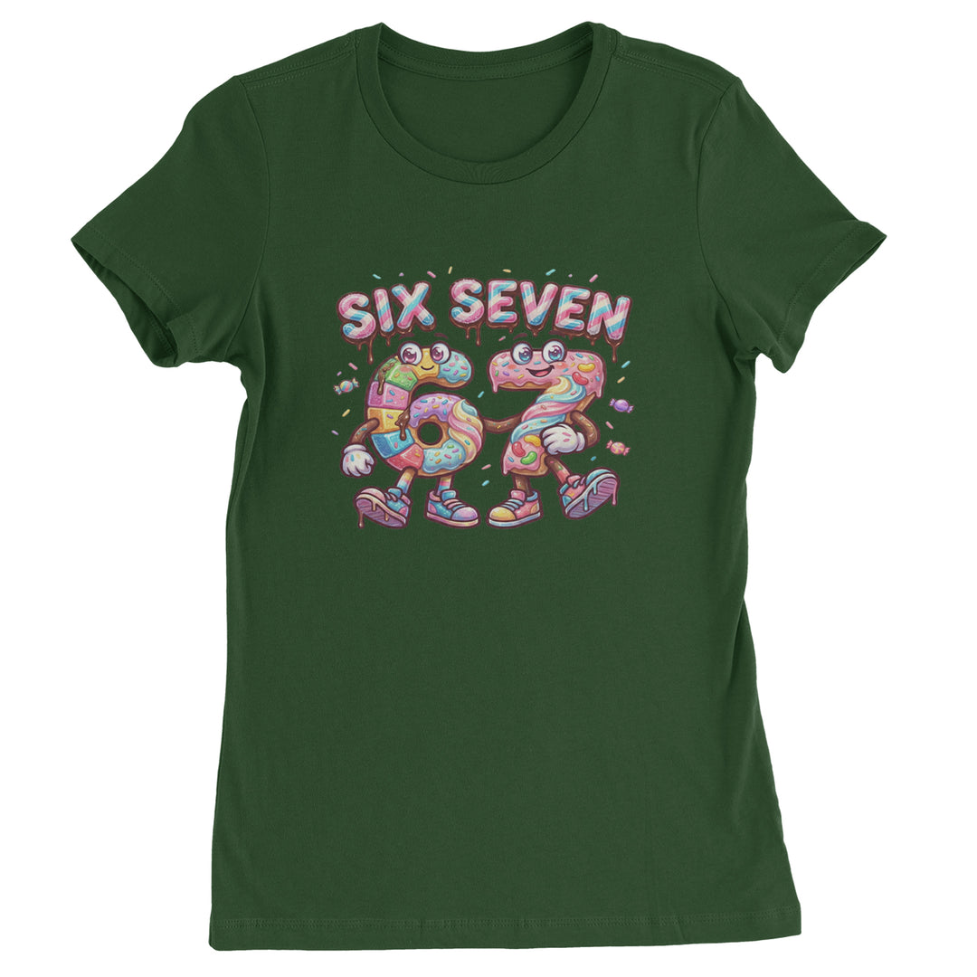 67 Candy Swirl Meme Womens T-shirt Forest Green