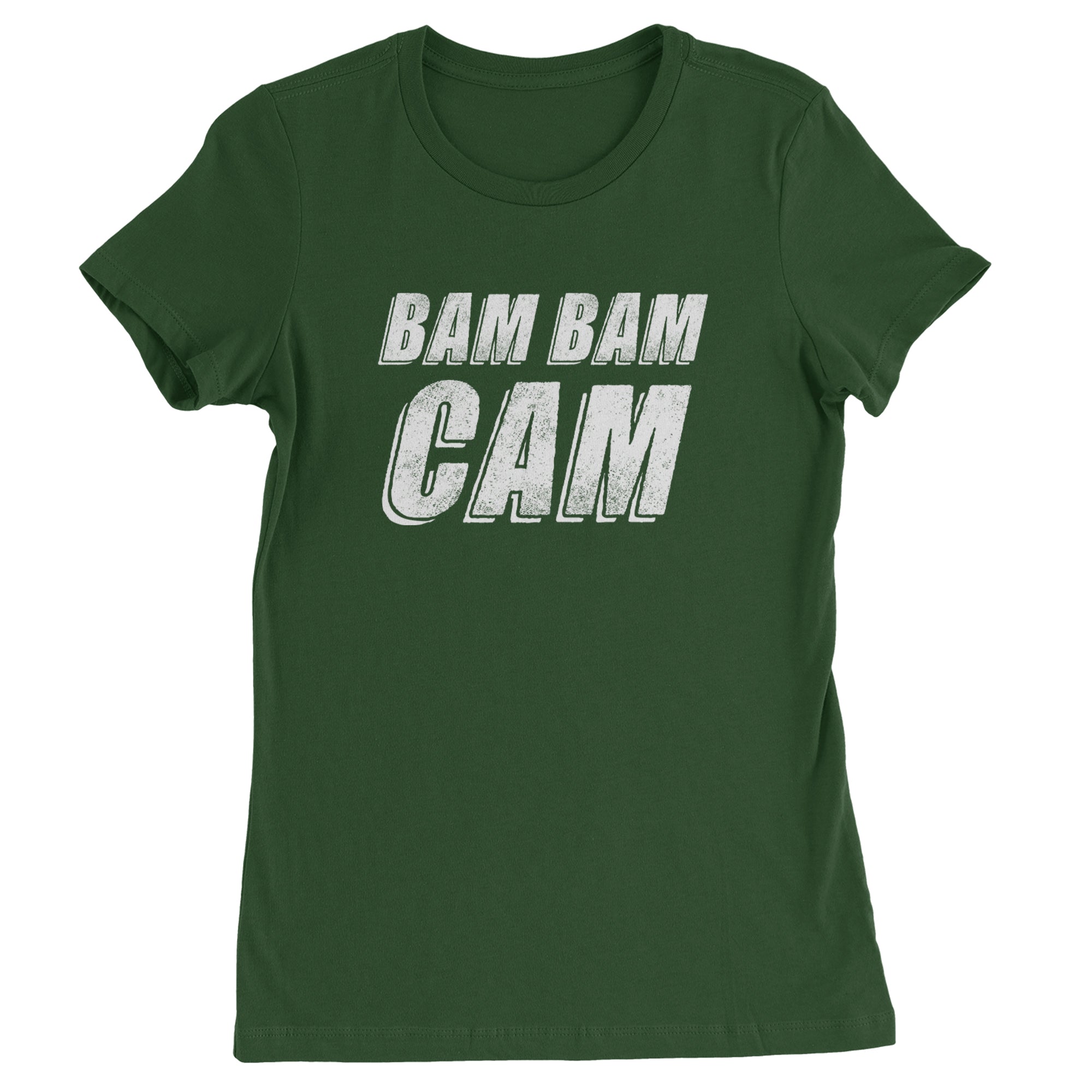 Bam Bam Cam Womens T-shirt Forest Green