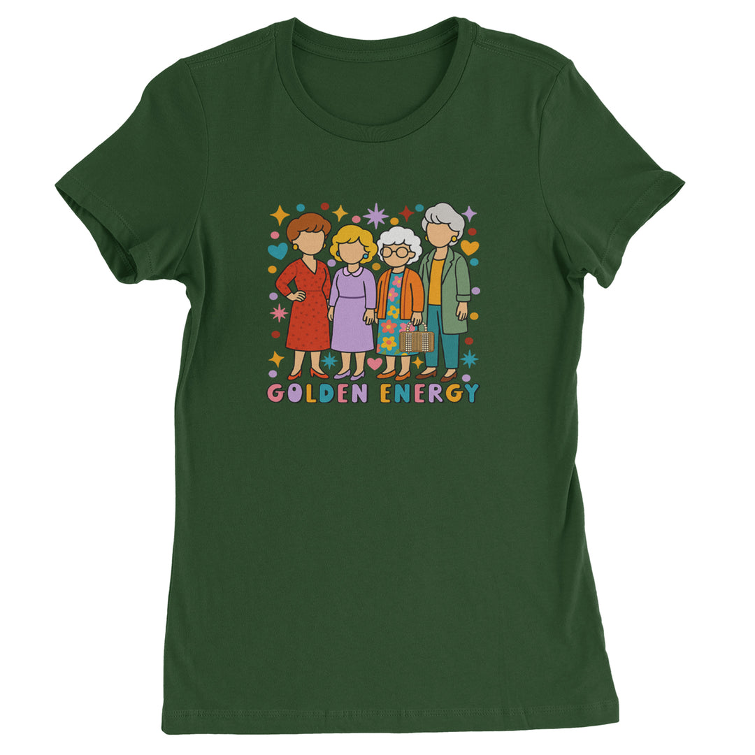 Golden Forever Golden Girls Womens T-shirt Forest Green