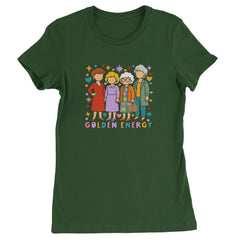 Golden Forever Golden Girls Womens T-shirt Forest Green