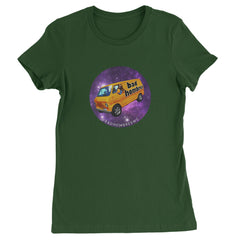 Bad Hombres Space West Chester Band Womens T-shirt Forest Green