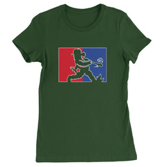 Batter Up Philly Baseball Phan Womens T-shirt Forest Green