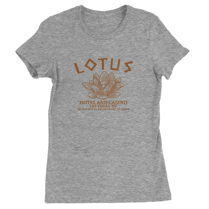 Lotus Hotel and Casino Womens T-shirt