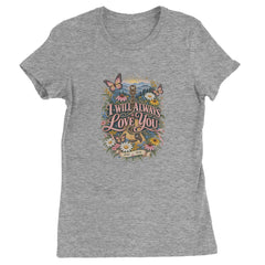 I Will Always Love You Dolly Womens T-shirt Heather Grey
