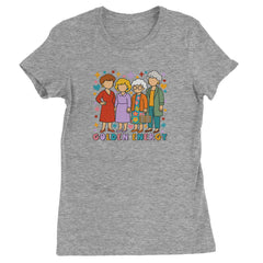 Golden Forever Golden Girls Womens T-shirt Heather Grey